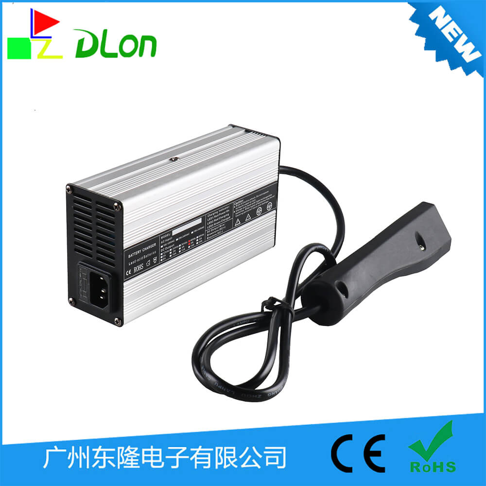 厂家直销铅酸充电器36V5ARXV头高尔夫球车充电器36V5A