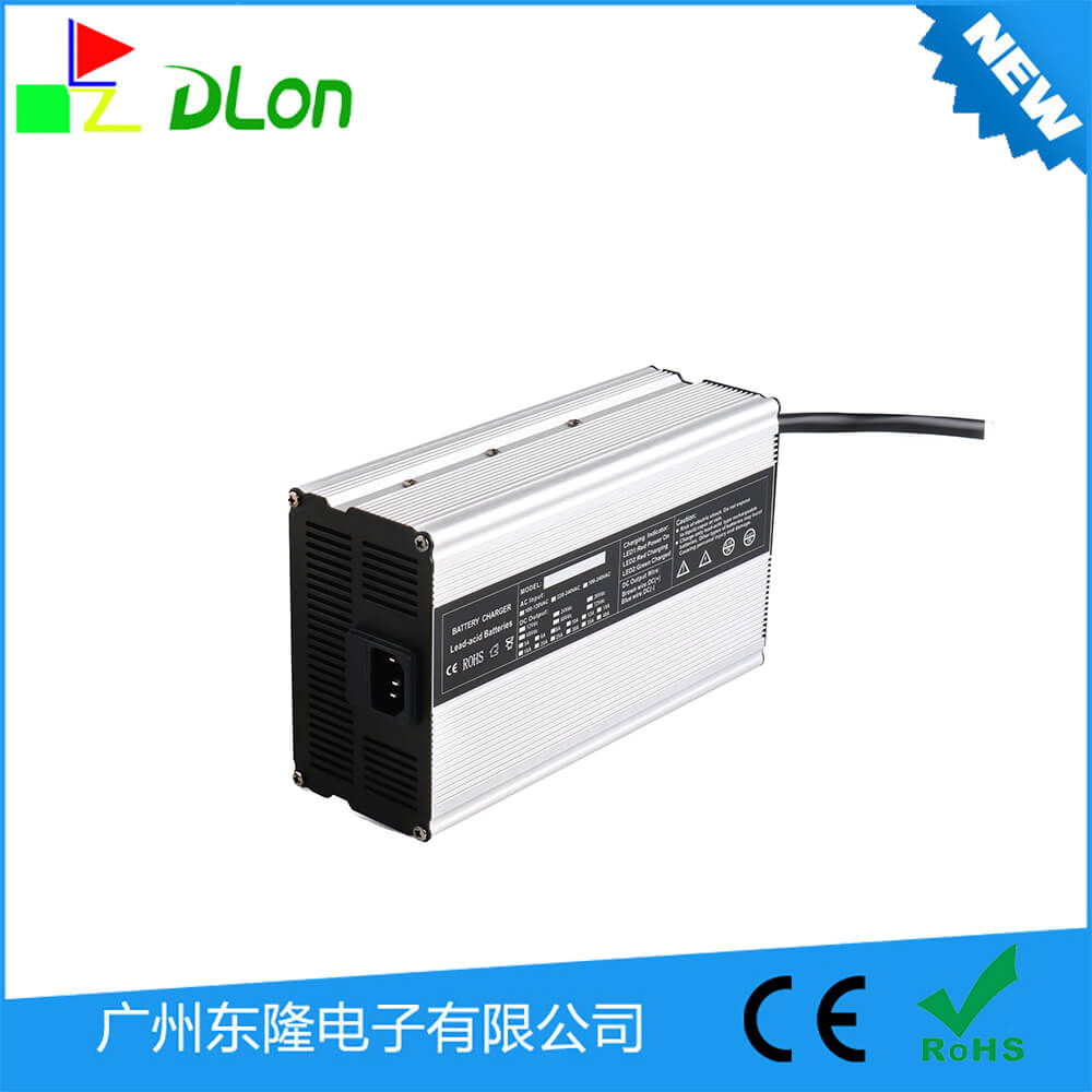 DL-900W 锂电池充电器24V25A 厂销洗地机高尔夫球车电动车电动叉车充电器 铝壳充电器