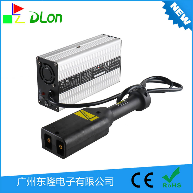 厂家直销铅酸充电器36V5A平角头高尔夫球车充电器36V5A