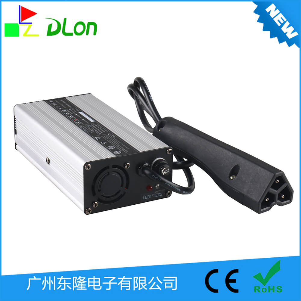 厂家直销铅酸充电器36V5ARXV头高尔夫球车充电器36V5A