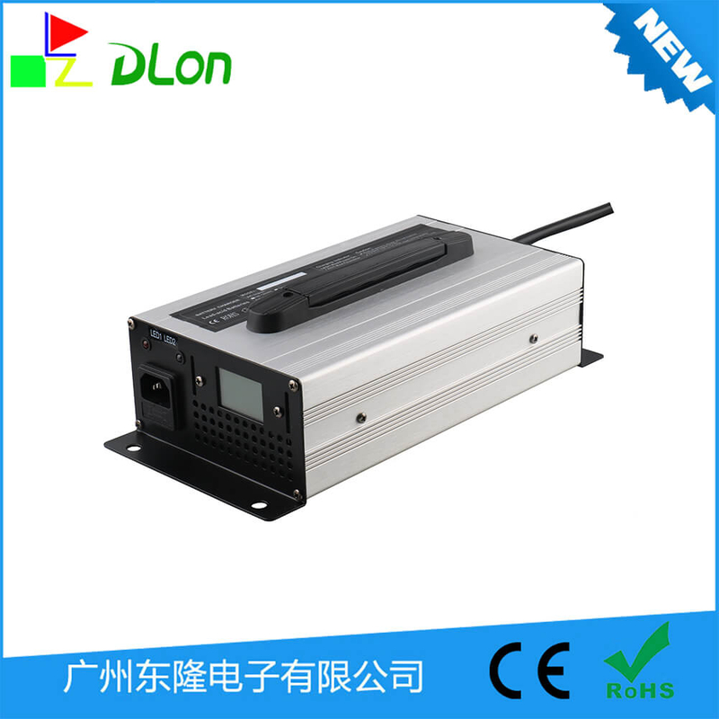 东隆 全自动24V 30A 锂电池充电器8串 29.4V 30A洗地机高尔夫球车观光车铝壳充电器